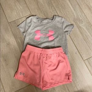 Glittery Under Armor outfit 2T